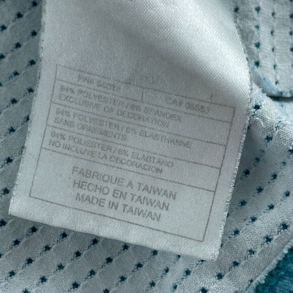 Nike Dri-Fit Womens Blue Sleeveless Mesh Tank Top M 5520 - Picture 4 of 8